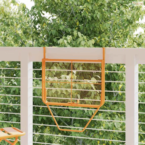 Sárga acél erkélyasztal 60 x 40 cm