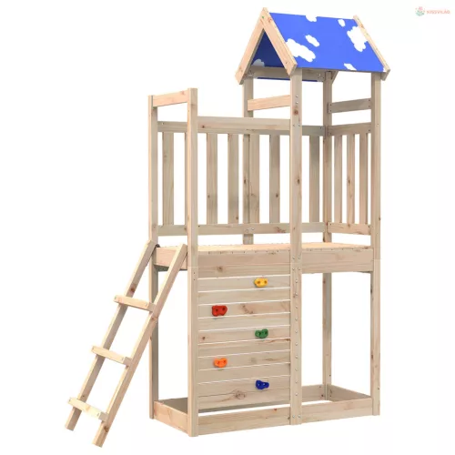 Játék Torny Barna 110,5 x 52,5 x 215cm Tömör fenyőfa