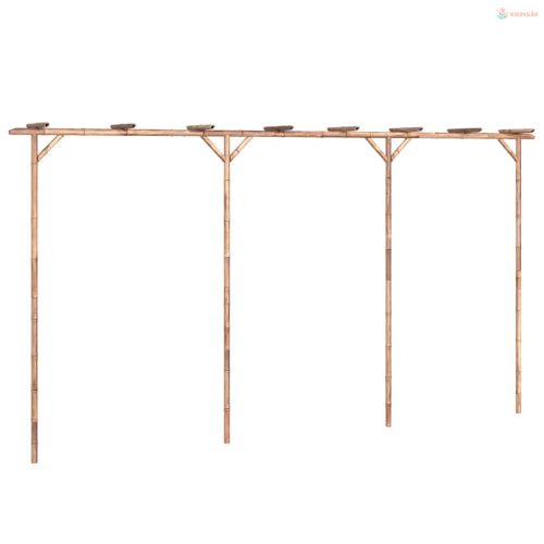 Bambusz pergola 385 x 40 x 205 cm