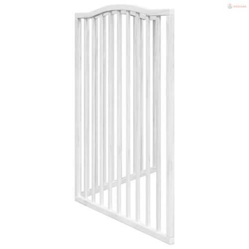 Fehér nyárfa 2 paneles összecsukható kutyakapu 160 cm