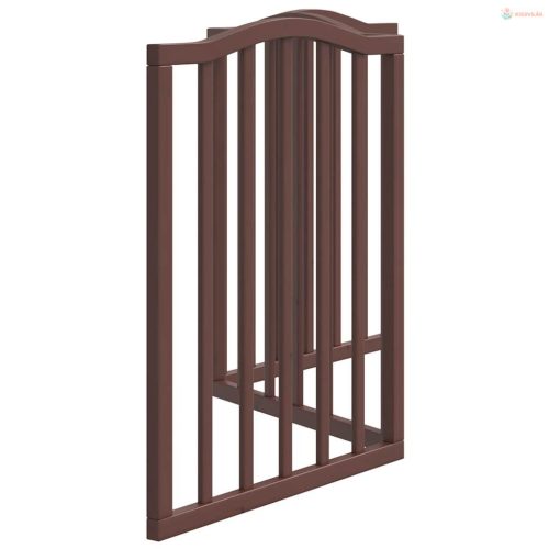 Barna nyárfa 3 paneles összecsukható kutyakapu 150 cm