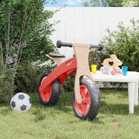   Piros egyensúlyozó-kerékpár gyerekeknek felfújható kerekekkel