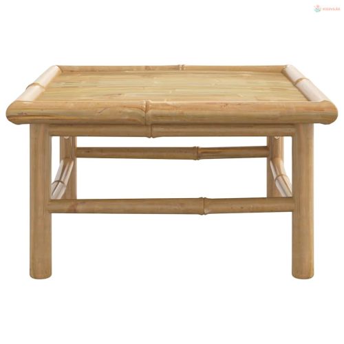 Bambusz kerti asztal 65 x 55 x 30 cm