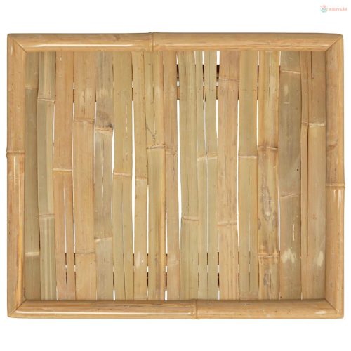 Bambusz kerti asztal 65 x 55 x 30 cm
