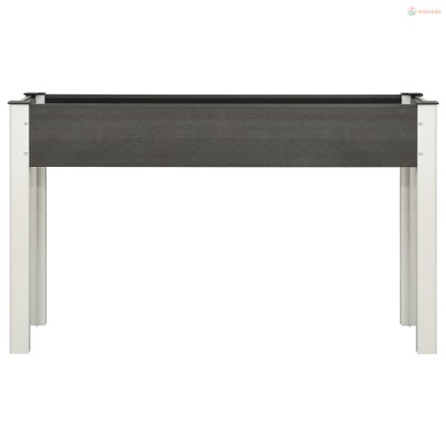 Szürke WPC kerti magaságyás 120 x 40 x 75 cm