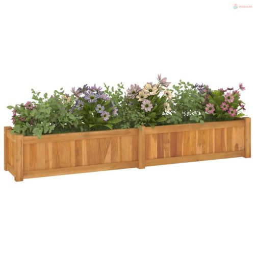 Tömör tíkfa magaságyás 150 x 30 x 25 cm