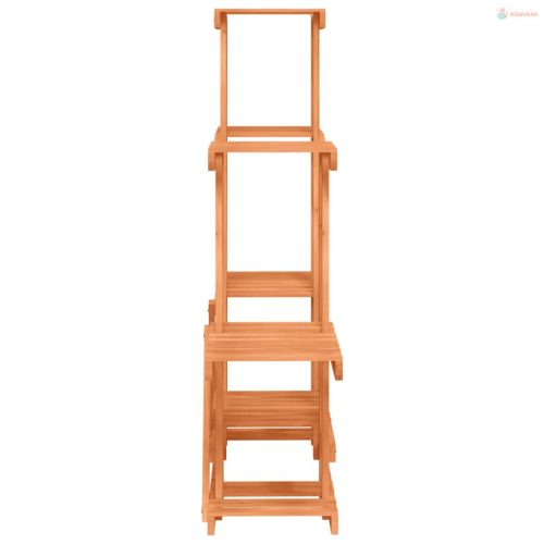 Tömör fenyőfa virágtartó állvány 95 x 25 x 96 cm