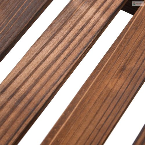 Tömör fenyőfa virágtartó állvány 90 x 25 x 73,5 cm