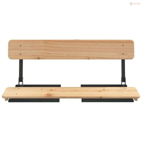 3 részes tömör fenyőfa összecsukható sörözőasztal garnitúra