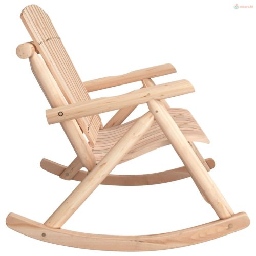 2 személyes tömör lucfenyő kerti hintapad 123 x 96 x 102 cm