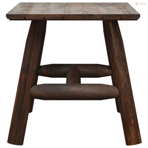 Tömör lucfenyő kisasztal 49 x 49 x 50 cm