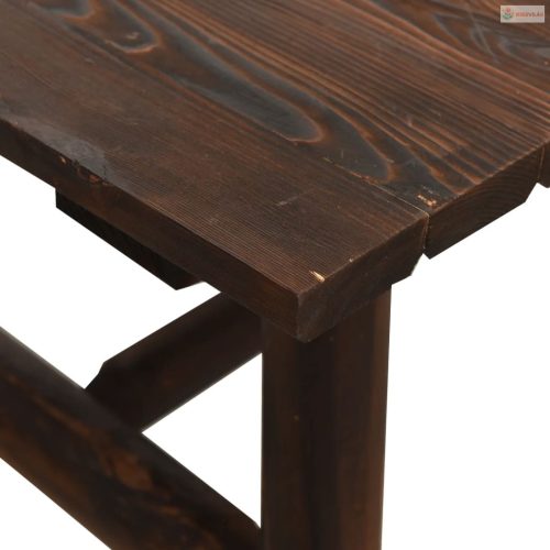 Tömör lucfenyő kisasztal 49 x 49 x 50 cm