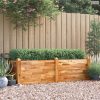 Tömör akácfa kerti magaságyás 160 x 60 x 44 cm