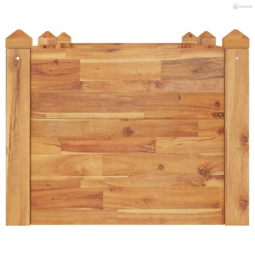 Tömör akácfa kerti magaságyás 160 x 60 x 44 cm