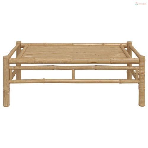 Bambusz kerti dohányzóasztal 100 x 55 x 33 cm