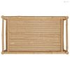 Bambusz kerti dohányzóasztal 100 x 55 x 33 cm