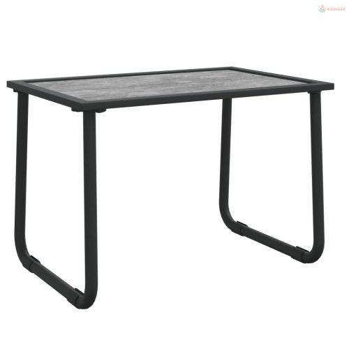 3 részes antracitszürke acél kerti ülőgarnitúra párnákkal