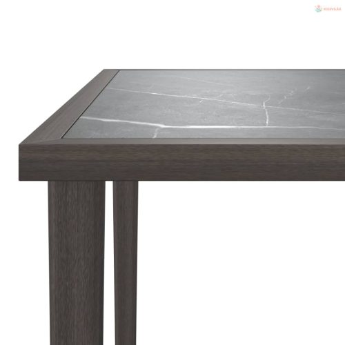 3 részes szürke polyrattan kerti ülőgarnitúra párnákkal