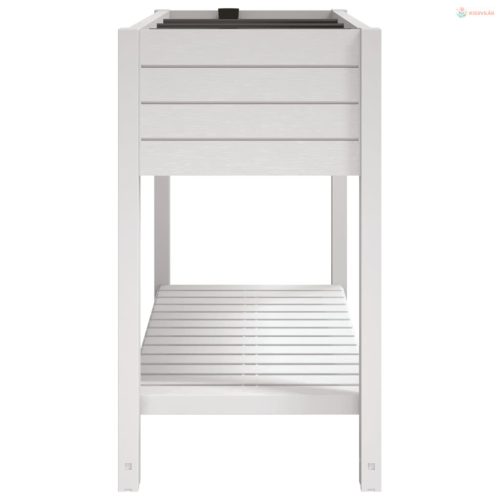 Fehér polipropilén magaságyás 110x45x79 cm