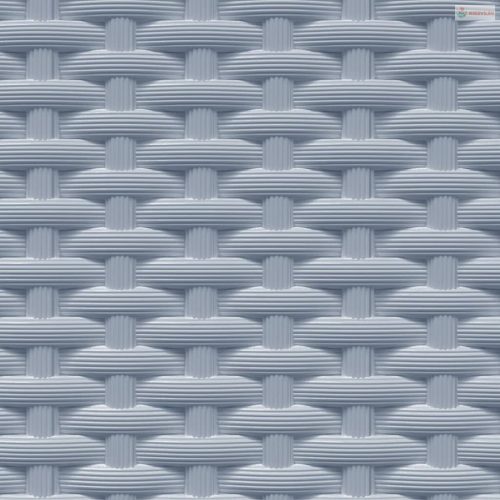 2 db világosszürke polipropilén növénytartó 30 x 30 x 37 cm