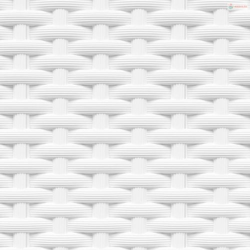 2 db fehér polipropilén növénytartó 30 x 30 x 37 cm