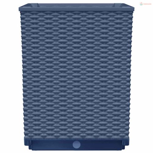 4 db kékszürke polipropilén növénytartó 30 x 30 x 37 cm