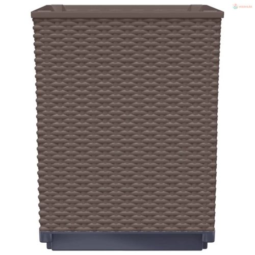 4 db barna polipropilén növénytartó 30 x 30 x 37 cm