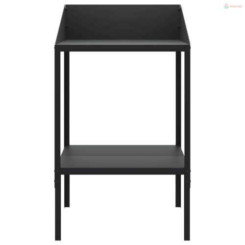 Antracitszürke horganyzott acél növénytartó 56,5x54,5x100 cm