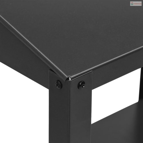 Antracitszürke horganyzott acél növénytartó 56,5x54,5x100 cm