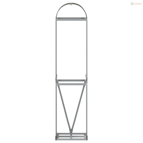 Barna horganyzott acél rönktartó 40x45x170 cm