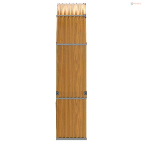 Fautánzatú horganyzott acél rönktartó 120 x 45 x 210 cm