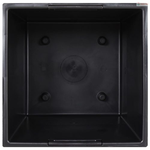 Antracit polipropilén rattan ültetvény kivehető belsővel