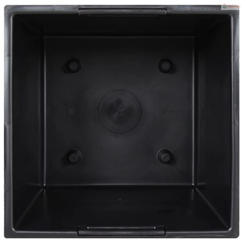 Fehér polipropilén rattan ültetvény kivehető belsővel