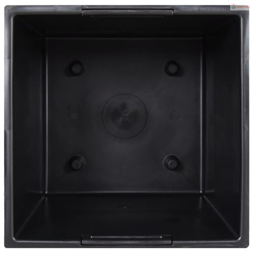 Antracit polipropilén rattan ültetvény kivehető belsővel