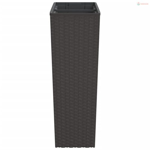 Antracit polipropilén rattan ültetvény kivehető belsővel