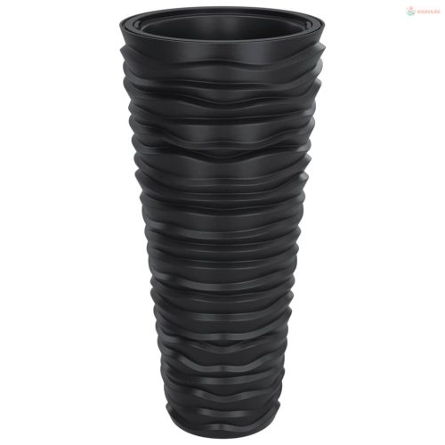 Antracit polipropilén rattan ültetvény kivehető belsővel