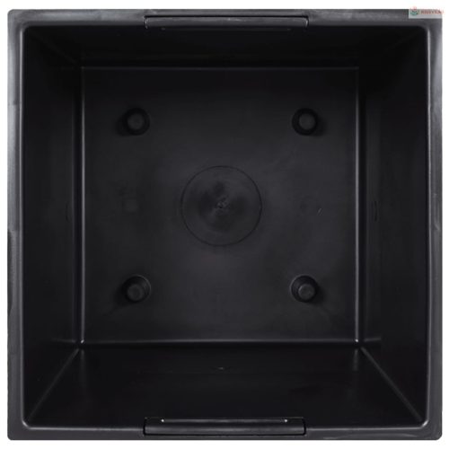 Antracit PP ültetvény kivehető belsővel beton megjelenés