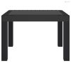 Antracitszürke PP kerti asztal 59 x 47 x 40 cm