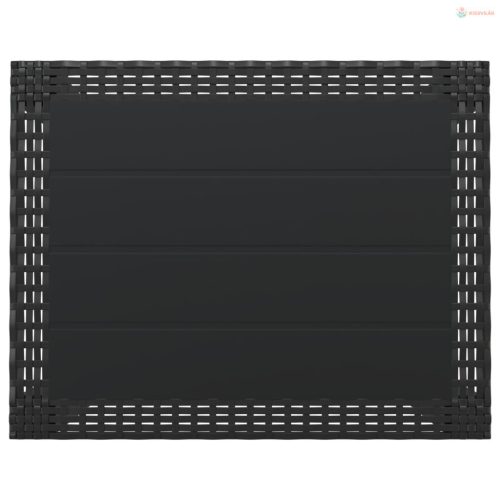 Antracitszürke PP kerti asztal 59 x 47 x 40 cm