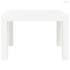Fehér PP kerti asztal 59 x 47 x 40 cm