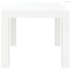 Fehér PP kerti asztal 59 x 47 x 40 cm