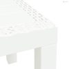 Fehér PP kerti asztal 59 x 47 x 40 cm