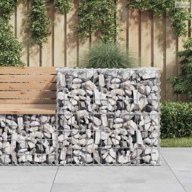 Ezüst horganyzott vas gabion kosár 70 x 70 x 65 cm