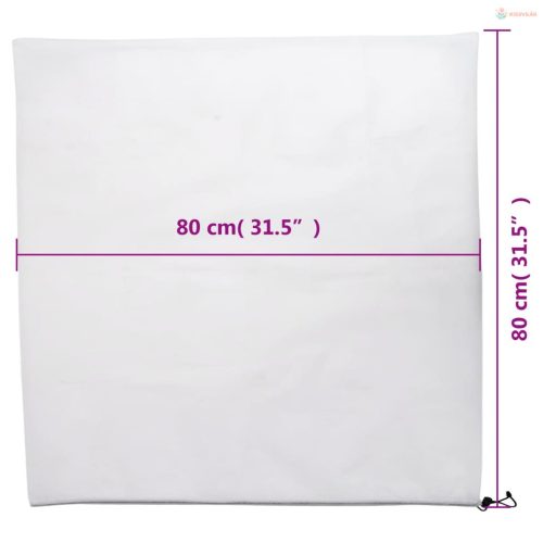 4 db növényvédő huzat zsinórral 70 g/m² 0,8 x 0,8 m