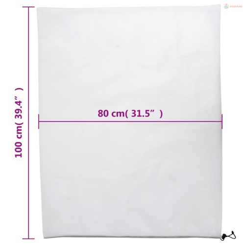 4 db növényvédő huzat zsinórral 70 g/m² 0,8 x 1 m