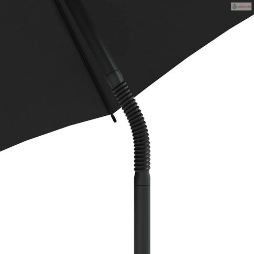 2 személyes polyrattan kerti kanapé napernyővel/székkel