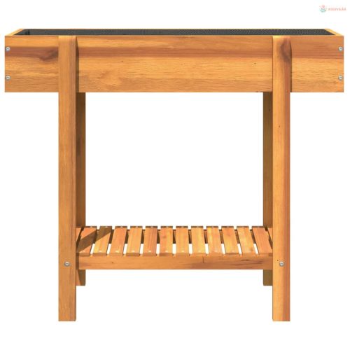 Tömör akácfa kerti magaságyás 90 x 30 x 75 cm