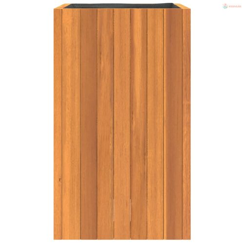 Tömör akácfa kerti virágtartó 35 x 35 x 60 cm