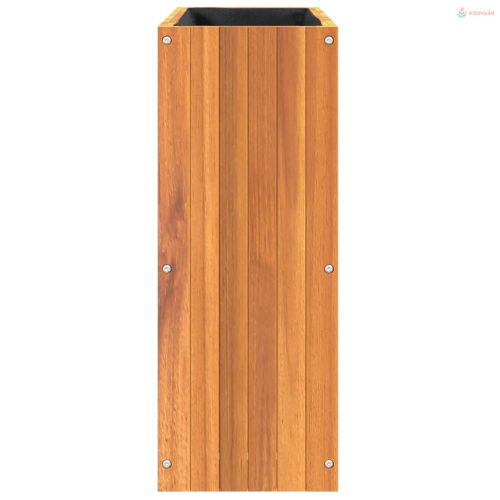 Tömör akácfa kerti virágtartó 59x27,5x70 cm