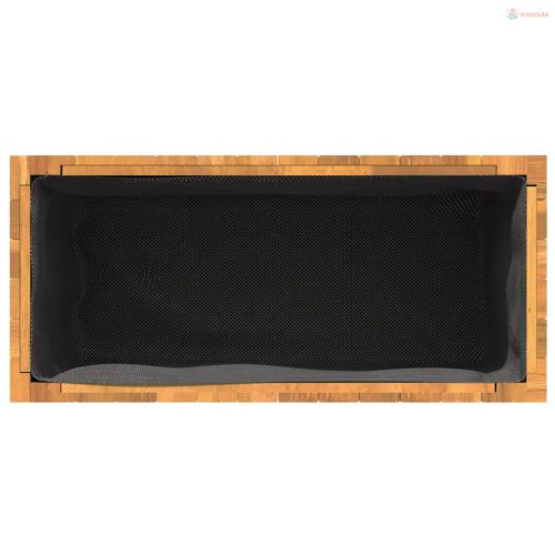 Tömör akácfa kerti virágtartó 59x27,5x70 cm